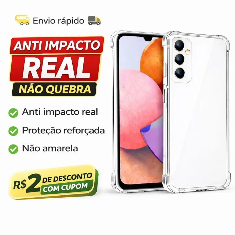 Capinha Samsung Galaxy A15 Anti Impacto Transparente Reforçada Premium Proteção Total
