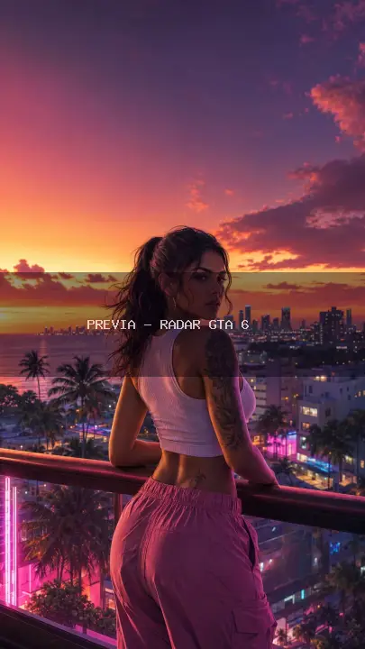 Prévia Lucia em Vice City.